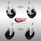 Service Caster 5 Inch SS Hard Rubber Wheel Swivel 12mm Threaded Stem Caster Brakes, 2PK SCC-SSTS20S514-HRS-M1215-2-TLB-2 - alternate 1